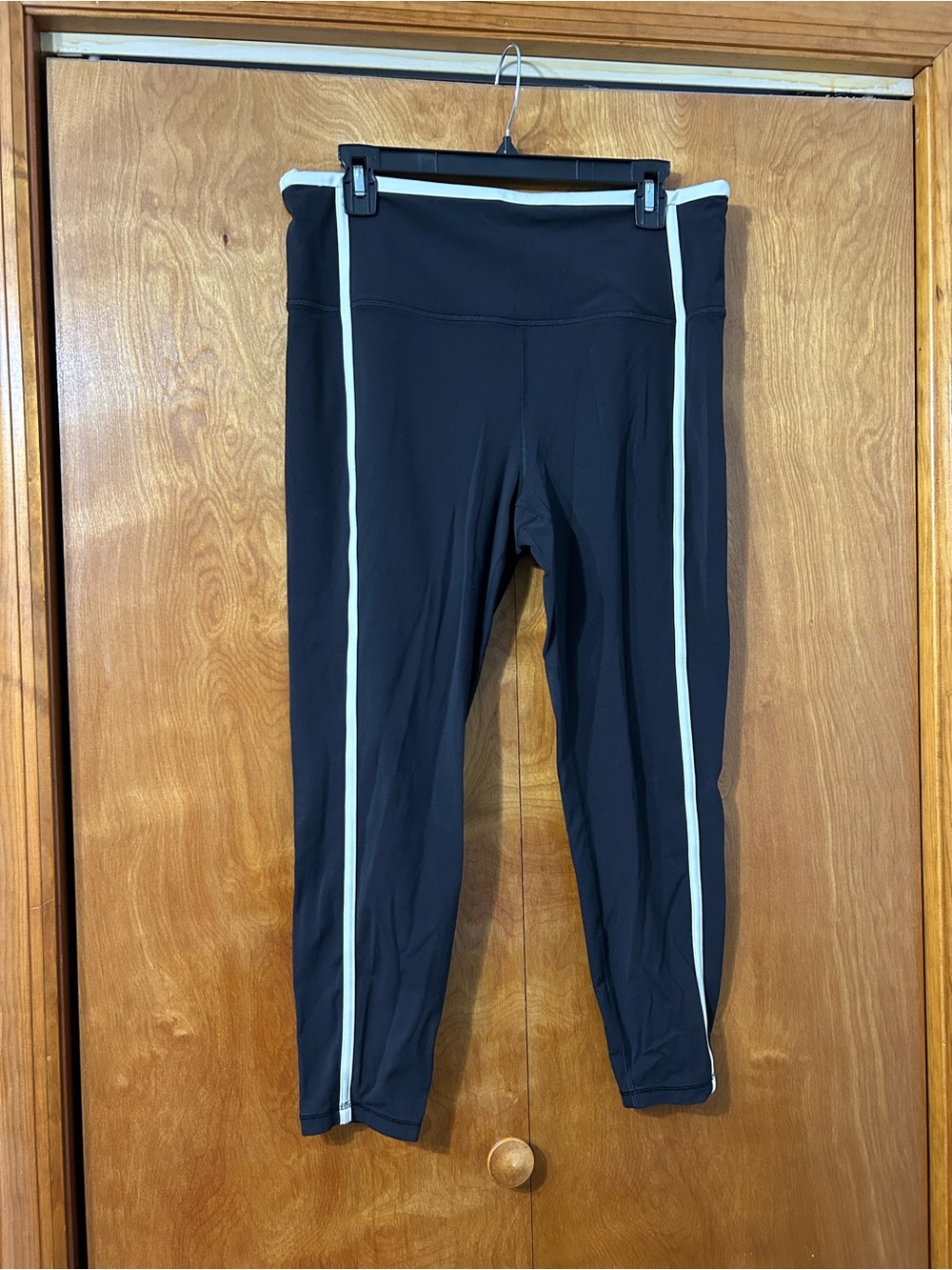 Athleta Ultra High-Rise Leggings with White Trim